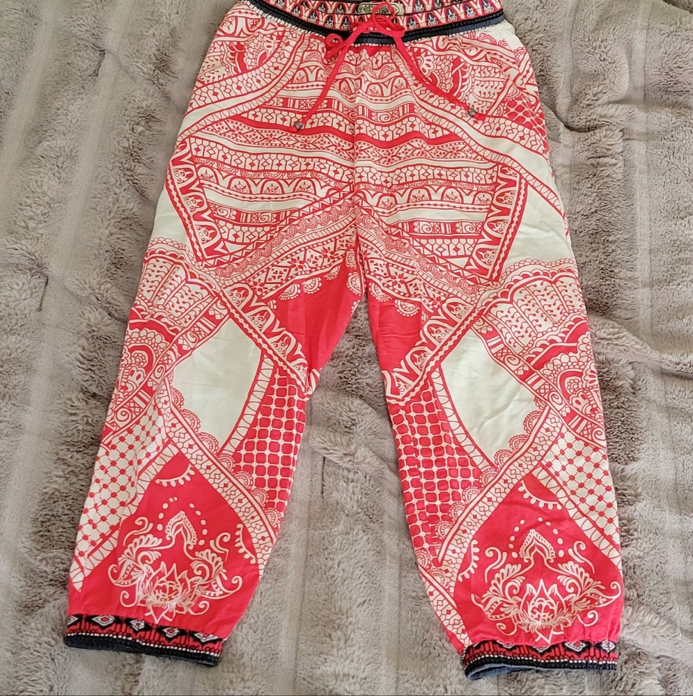 Patterned Harem Pants - image 1